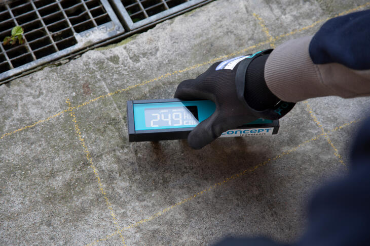 Electrische weerstand van beton U9A9052-2600