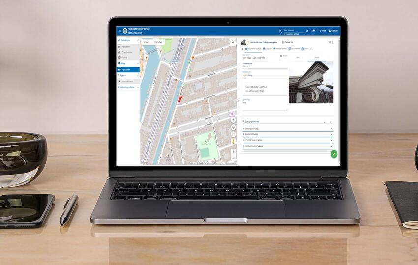 Online portal voor beheer hijsbalken